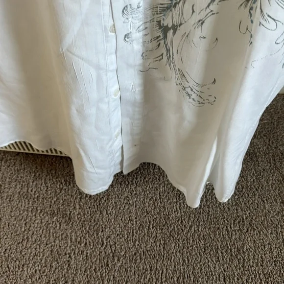 White casual button down - Picture 3 of 5